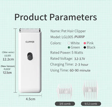 Load image into Gallery viewer, Pet grooming hospital for cats and dogs, low-noise electric push shear, electric waterproof, professional wireless shaving
