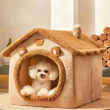 Load image into Gallery viewer, 1pcs Cats and Dogs House House Small Dog Four Seasons General Can Be Dismantled and Washed Dog House Pet Supplies pet bed
