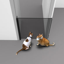 Load image into Gallery viewer, Retractable pet gate, mesh dog gate, cat enclosure for doorways, stairs, hallways, indoor/outdoor pet door stalls
