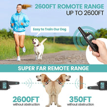 Load image into Gallery viewer, 800m Digital Dog Training Collar Waterproof Rechargeable Remote Control Pet with LCD Display for All Size Shock Vibration Sound
