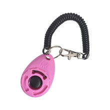 Load image into Gallery viewer, Dog Training Clicker Aid Adjustable WristStrap Sound Plastic Pet Cat Click Trainer Key Chain Dog Repeller Dog Supplies ﻿
