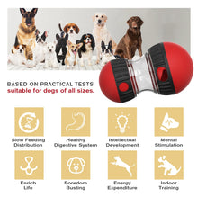 Load image into Gallery viewer, Treat Enrichment Pet Toys Slow Feeder Ball Food Dispensing Puppy Toy for Small Medium Dogs Irregular Rolling Design Dog Toys
