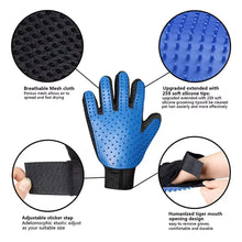 Load image into Gallery viewer, Pet Grooming Kit for Dog Cat Rabbit Fur 2 Sided Grooming Brush Bath Cleaning Glove De-Shedding De-Matting Pet Hair
