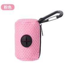 Load image into Gallery viewer, 강아지 배변패드 Dog Poop Bag Carrier Portable Pet Waste Bag Dispenser Hangingable for Dogs Walking Garbage Bags Dispensers Pet Supplies
