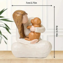 Load image into Gallery viewer, [Heartwarming Comfort Gift] Pet Memorial Gift, Comfort Gift for the Loss of a Dog, Dedicated to Those Who Have Lost Their Beloved Pets, Hand-Painted Resin Memorial Sculpture, Healing Home Desktop Ornament, Christmas and Thank
