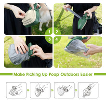 Load image into Gallery viewer, Superdesign Dog Poop Scooper - Suitable for Small and Large Dogs, for Yard and Walking, Adjustable Leather and Bag Attachment, Perfect for Travel and Camping
