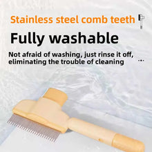 Load image into Gallery viewer, Grooming Comb Cat Accessories Things For Cats Pet Hair Brush Self Cleaning Tool To Remove Knots And Floating Hair Effectively
