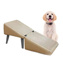 Load image into Gallery viewer, Dog Ramp For Bed Foldable Dog Vehicle Stairs Footrest Stool For Small Breed Animal Multi-functional Non-Slip Vehicle Safety Ramp
