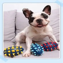 Load image into Gallery viewer, Dog rubber rugby, soft spines, teeth grinding, bite resistance, squeezing, vocalization accompanying large and medium-sized dogs
