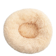 Load image into Gallery viewer, 40-110cm Round Pet Bed for Large Dog Bed Super Soft Cat Bed Long Plush Dog House for Medium Dog House Winter Warm Sleeping
