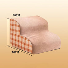 Load image into Gallery viewer, Pet 2/3 Step Dog Stair Cat Pet Ramp Ladder Washable Non Slip Removable Memory Foam Pet Products Ramp for Dog Pet Stairs for Dogs
