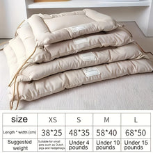 Load image into Gallery viewer, Cozy &amp; Durable Pet Bed for Small to Medium Dogs and Cats Soft Durable Polyester Easy to Clean Store Four Corners for Easy Tying
