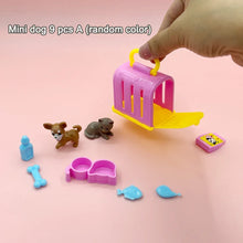 Load image into Gallery viewer, Dollhouse Item Kawaii Mini Dog Doll Accessories Puppy Cat Set Plastic Mini Items Toys for Children 3+ Funny Educational Toy
