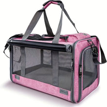 Load image into Gallery viewer, Soft Sided Airlines Approved Pet Carrier for Large Pet Dog Bag Large Capacity Portable Folding Pet Supplies
