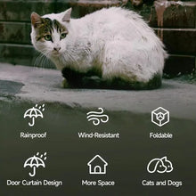 Load image into Gallery viewer, Outdoor Stray Cat and Dog House, Weatherproof and Cold-Resistant Winter Warmth Pet Cave (Camouflage, 18.9 x 16.5 x 14.1 inches)
