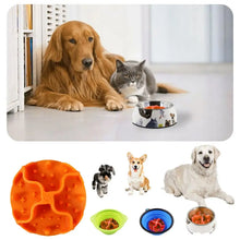 Load image into Gallery viewer, Dogs Slow Feeding Mat Slow Food Pad With Suction Cup Dog Crate Lick Pads Slow Feeder Lick Pad Crate Training Toy for Medium Dog
