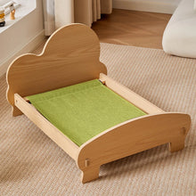 Load image into Gallery viewer, Wooden Dog Bed Four Seasons Universal Teddy Small Dog Summer Special Bed Suspended Off-the-und Pet Wood Bed
