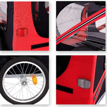 Load image into Gallery viewer, Outdoor Dog Carriers Small Trailer Portable Folding Storage Small Medium Dogs Travel Bicycle Trailer Dog Supplies Pet Products
