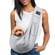 Load image into Gallery viewer, Dog Carrier Sling - Hand-Free Dog Carriers for Small Dogs and Cats, Puppy Sling Carrier Purse Pocket, Travel Safety Harness
