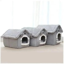 Load image into Gallery viewer, Indoor Warm Dog House Soft Pet Bed Tent House Dog Kennel Cat Bed Removable and Washable Cushion Suitable Four Season Universal
