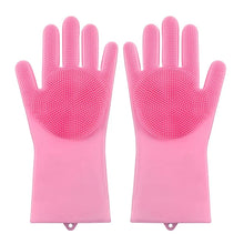 Load image into Gallery viewer, Pet Grooming Bathing Gloves Dog Cat Bathing Shampoo Massaging Cleaning Cleanner Sponge Silicon Hair Removal Glove
