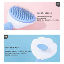 Load image into Gallery viewer, Pet Hair Shedding Comb Dog Cat Brush Grooming Long Hair Indoor Cats Brush Hair Remover Cleaning Beauty Slicker Pet Supplies
