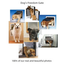Load image into Gallery viewer, Pet door, free entry and exit, dog hole, cat door, dog door, fence channel, two-way dog door, dog cage, wooden door
