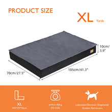 Load image into Gallery viewer, Large Orthopaedic Dog Bed Waterproof Cushion Pet Mattress 2 In 1 Pet Dog Crate Bed with Removable Washable Cover Indoor Outdoor
