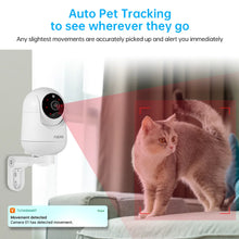 Load image into Gallery viewer, Tuya Smart WiFi IP Pets Camera Home Security Dog Cats Camera 4K 8MP HD Video Night Vision Surveillance AI Alerts Mini Camera

