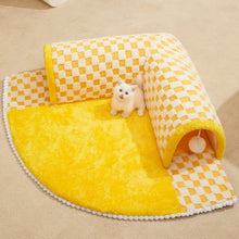 Load image into Gallery viewer, Cat Bed Can Play Cat Tunnel Dog House Bed Kitten Dog Basket Bed Cute Cat House Home Mat Pet Kennel Products Cama Para Gatos

