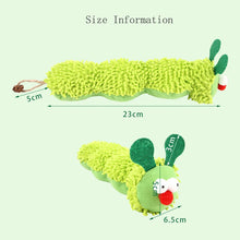 Load image into Gallery viewer, Cat plush toy pet amusing cat to relieve boredom interactive scratch-resistant and bite-resistant green animal toy

