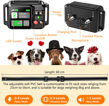 Load image into Gallery viewer, GPS Wireless Dog Fencing System - Electric dog fencing with GPS Electric Satellite Technology, Pet Fencing System Range 15 ~ 200
