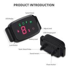 Load image into Gallery viewer, Smart Automatic Anti Barking Dog Collar HD Digital Display IP67 Waterproof Collar For Dog Rechargeable Bark Stopper Stop Barking

