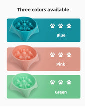 Load image into Gallery viewer, Dog Slow Feeder Slow Food Bowl  Anti-Choking Anti-tipping Delay eating Anti-slip pet food bowl easy to clean Slow down eating
