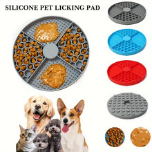 Load image into Gallery viewer, Dog Feeding Mat Silicone Cat Slow Feeder Bowls with Suction Cup Slow Feeding Pad Dog Licking Pad Anxiety-relieving Utensils
