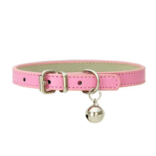 Load image into Gallery viewer, Dog Collar Pu Leather Collar Leash Pet Dog Collar Pet Supplies Cat Collar with Bells Dog Collar Chihuahua Dog Collar Cat Collar

