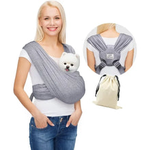 Load image into Gallery viewer, Dog Carrier for Small Dogs Front Facing Dog Carrier Sling Hands Free Cat Sling Size Adjustable Soft Cotton
