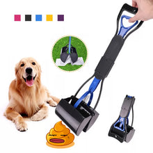 Load image into Gallery viewer, Pet Pooper Scooper Dogs Shit Clip Long Handle Jaw Poop Scoop Outdoor Animal Feces Cleaner Picker Excrement Collector Clean Tools
