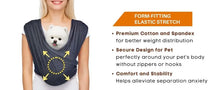 Load image into Gallery viewer, Dog Carrier for Small Dogs Front Facing Dog Carrier Sling Hands Free Cat Sling Size Adjustable Soft Cotton
