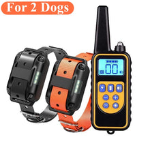 Load image into Gallery viewer, 800m Digital Dog Training Collar Waterproof Rechargeable Remote Control Pet with LCD Display for All Size Shock Vibration Sound

