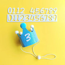 Load image into Gallery viewer, New Pet Birthday Props Dog Party Hat Drool Pocket Cat Birthday Set Decorations Dress Glitter Hot Gold First Birthday Gift
