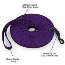 Load image into Gallery viewer, 1.5M/2M/5M/3M/15M Medium small Long Dog Leash Latex Silk Easy and Convenient Training Big Dual color dog leash 10 meters
