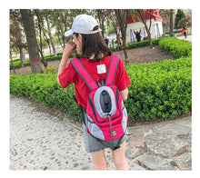 Load image into Gallery viewer, Dog Carrier Bag Pet Dog Transport Backpack For Small Dogs Travel Breathable Dog Carrier Puppy Carrier Pets Carrying Supplies
