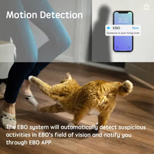 Load image into Gallery viewer, Automatic charging Pet monitoring camera mobile indoor wireless camera two-way communication night vision 1080P SD card storage
