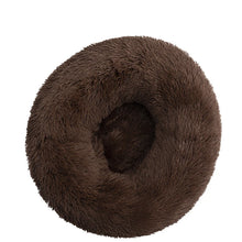 Load image into Gallery viewer, 40-110cm Round Pet Bed for Large Dog Bed Super Soft Cat Bed Long Plush Dog House for Medium Dog House Winter Warm Sleeping
