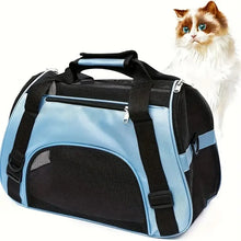 Load image into Gallery viewer, Portable Dog Cat Carrier Bag Pet Puppy Travel Bags Breathable Mesh Small Dog Cat Dogs Outdoor Tent Carrier Outgoing Pets Handbag
