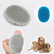 Load image into Gallery viewer, Cat Grooming Comb Dog Bath Brush Pet Grooming Shedding Soothing Massage Rubber Bristles Comb with Adjustable Ring Handle
