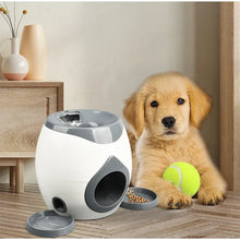 Load image into Gallery viewer, Dog Tennis Ball Treat Dispenser Smart Interactive Dog Toy with Reward System for Puppy Behavior Training Indoor Exercise
