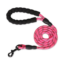 Load image into Gallery viewer, Reflective Dog Leash With Comfortable Padded Handle - Double Heavy Duty Traction Rope For Strong Dogs - Enhance Safety And Contr
