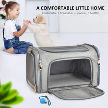 Load image into Gallery viewer, Dog Carrier Bag Soft Side Backpack Cat Pet Carriers Dog Travel Bags Airline Approved Transport For Small Dogs Cats Outgoing
